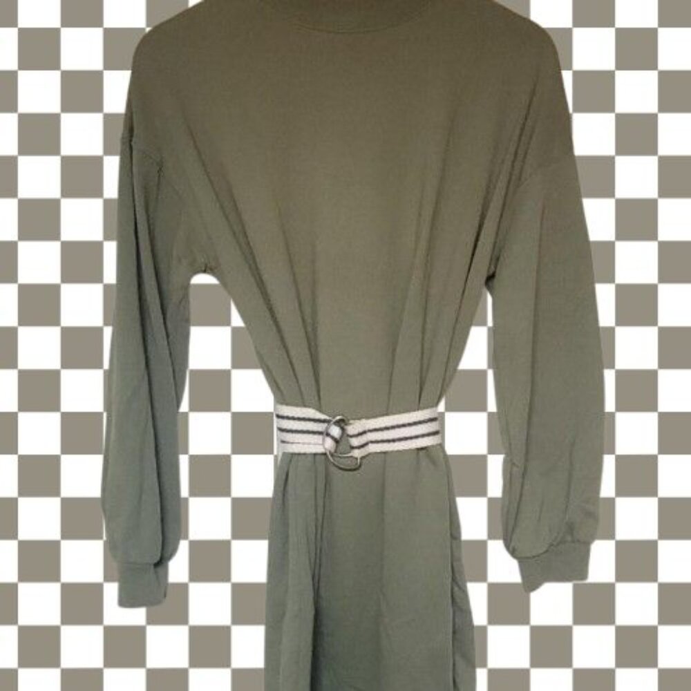 GAP Green Sweaterdress Crew Neck